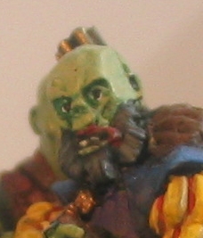 Painted Miniatures - Zombie Pirate Army Detail of face